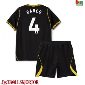 Chelsea Valentin Barco #4 Borta Kläder Barn 2026-27 Kortärmad (+ Korta byxor)